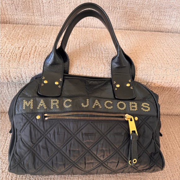 Marc Jacobs Kirsten Bag Black Quilted Satchel Bag - Picture 2 of 9